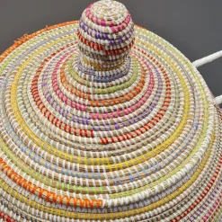 Alibaba vasketøjskurv - Megastor, MULTICOLOR striber