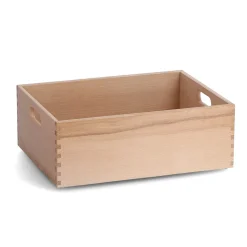 Anker opbevaringskasse i bøgetræ - 40x30 cm. LAV