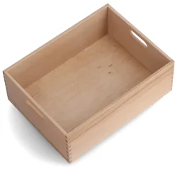 Anker opbevaringskasse i bøgetræ - 40x30 cm. LAV