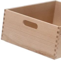 Anker opbevaringskasse i bøgetræ - 40x30 cm. LAV