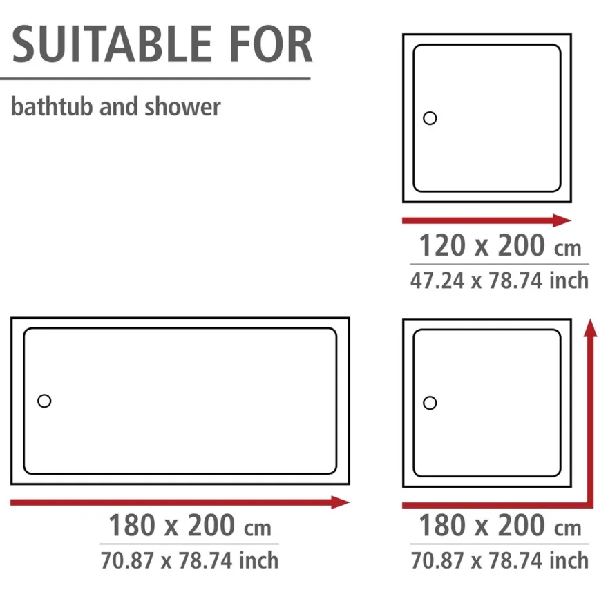 Badeforhæng - Anti-mug 180x200cm - Penny BEIGE