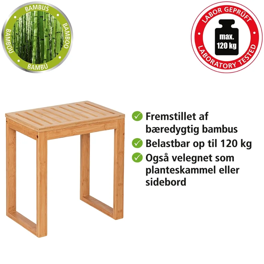 Badeværelsestaburet i Bambus