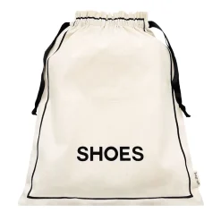 Bag All - Bomuldspose til sko - Shoes, creme