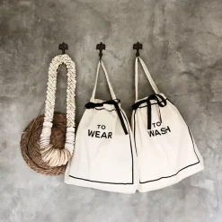 Bag All - Bomuldspose til vasketøj - To Wash, creme
