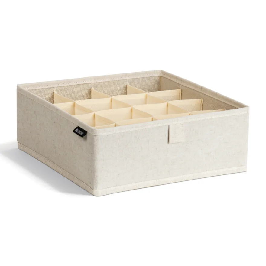 Bigso Box - Gøteborg Skuffeopbevaring - 16 rum - Linen