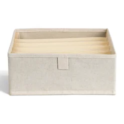 Bigso Box - Gøteborg Skuffeopbevaring - 6 rum, Bred - Linen