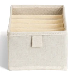 Bigso Box - Gøteborg Skuffeopbevaring - 6 rum, Smal - Beige