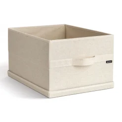 Bigso Box Gøteborg Stofkasse med låg - Large, Linen