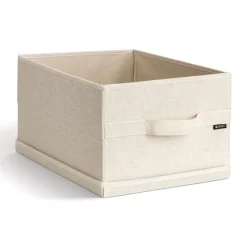 Bigso Box Gøteborg Stofkasse med låg - Medium, Linen