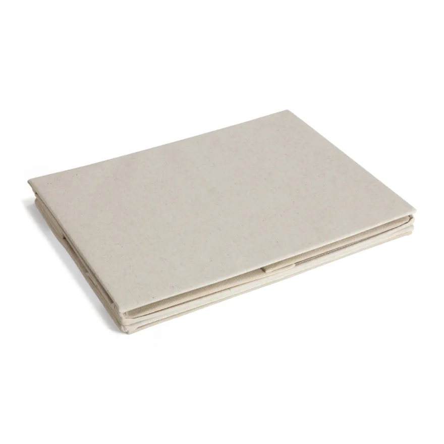 Bigso Box Gøteborg Stofkasse med låg - Medium, Linen