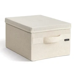 Bigso Box Gøteborg Stofkasse med låg - Small, Linen