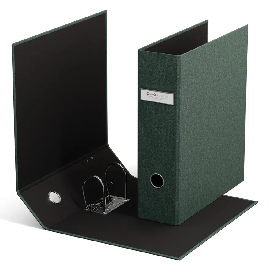 Bigso Box of Sweden - Archie Ringbind, Mørkegrøn