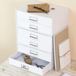 Bigso Box of Sweden - Birger - Skuffedarium, HVID