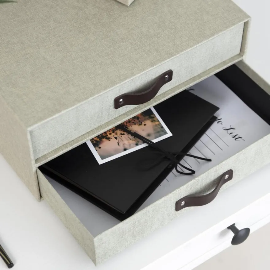 Bigso Box of Sweden - Birger - Skuffedarium, Linen
