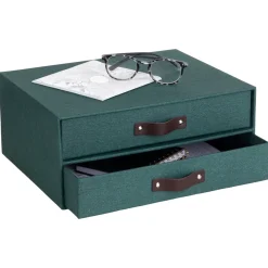 Bigso Box of Sweden - Birger - Skuffedarium, Mørkegrøn