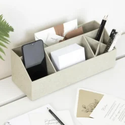 Bigso Box of Sweden - Elisa skrivebordsorganiser, Linen