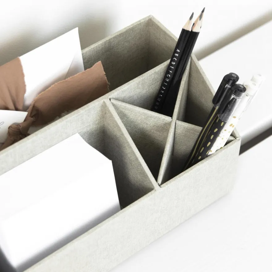 Bigso Box of Sweden - Elisa skrivebordsorganiser, Linen