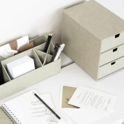 Bigso Box of Sweden - Elisa skrivebordsorganiser, Linen