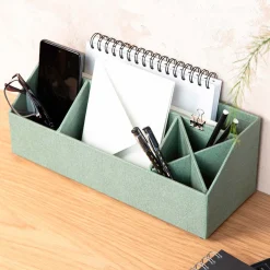 Bigso Box of Sweden - Elisa skrivebordsorganiser, Soft Teal