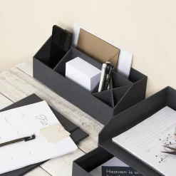 Bigso Box of Sweden - Elisa skrivebordsorganiser, sort