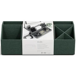 Bigso Box of Sweden - Elisa skrivebordsorganizer, Mørkegrøn