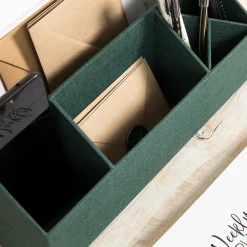 Bigso Box of Sweden - Elisa skrivebordsorganizer, Mørkegrøn