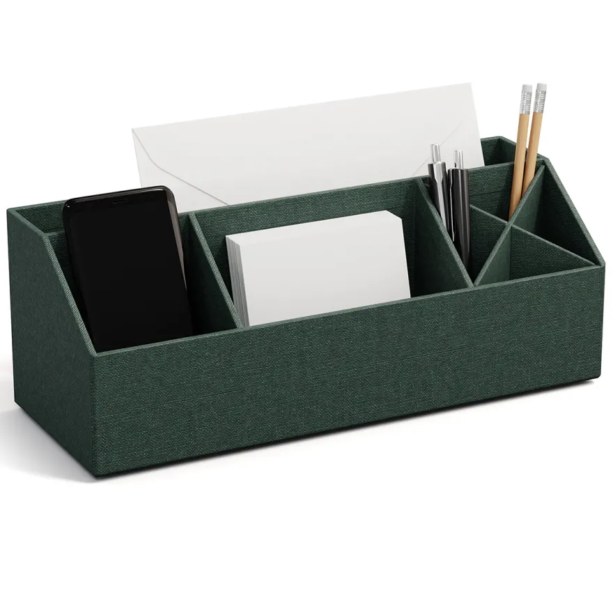 Bigso Box of Sweden - Elisa skrivebordsorganizer, Mørkegrøn