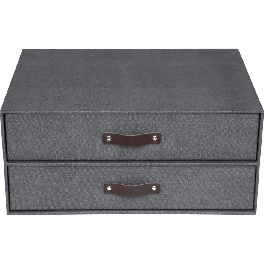 Bigso Box of Sweden - Elton skuffedarium, sort