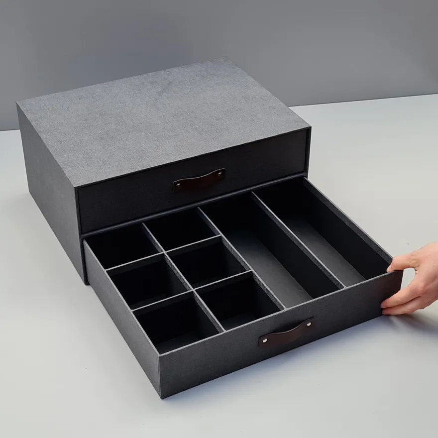 Bigso Box of Sweden - Elton skuffedarium, sort