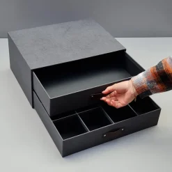 Bigso Box of Sweden - Elton skuffedarium, sort