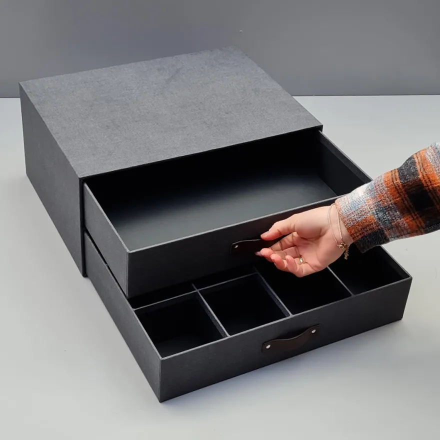 Bigso Box of Sweden - Elton skuffedarium, sort