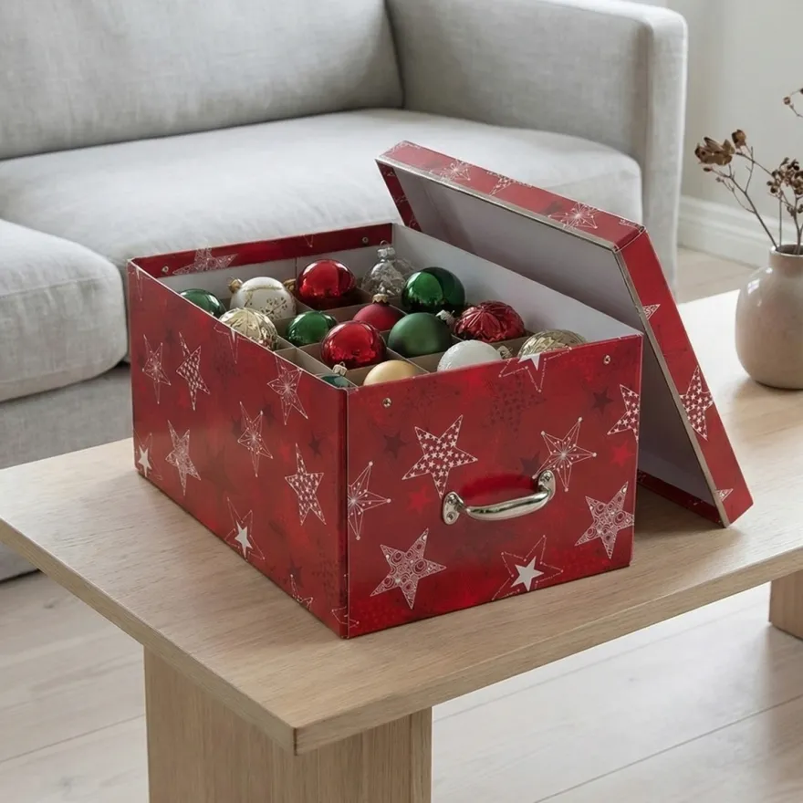 Bigso Box of Sweden - Engla Box til Julepynt - Christmas Red