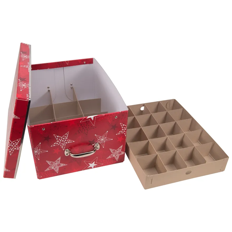 Bigso Box of Sweden - Engla Box til Julepynt - Christmas Red