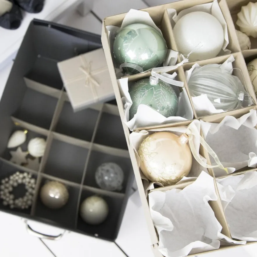 Bigso Box of Sweden - Engla Box til Julepynt. Sort