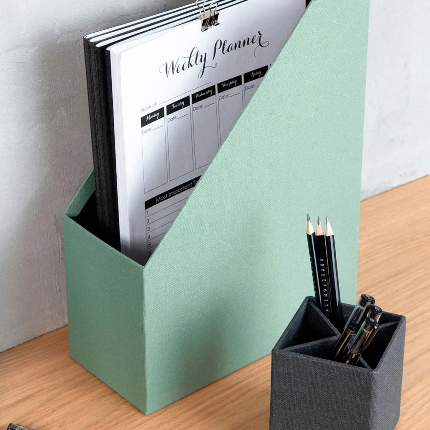 Bigso Box of Sweden - Estelle - Magasinholder - Soft Teal