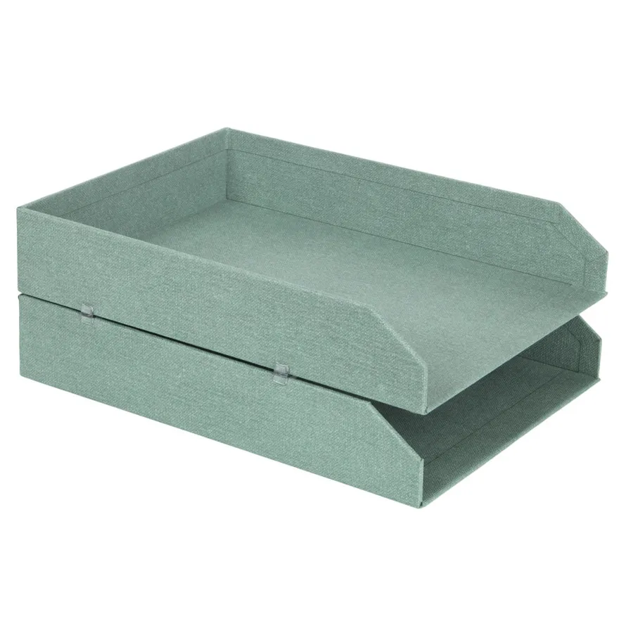 Bigso Box of Sweden - Håkan - Brevbakke - Soft Teal