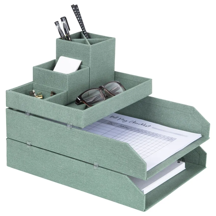 Bigso Box of Sweden - Håkan - Brevbakke - Soft Teal