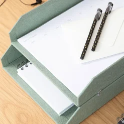 Bigso Box of Sweden - Håkan - Brevbakke - Soft Teal