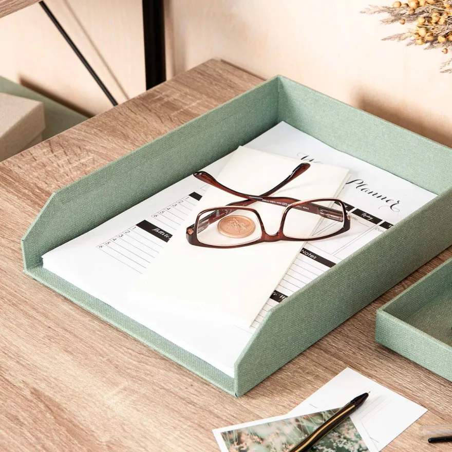 Bigso Box of Sweden - Håkan - Brevbakke - Soft Teal