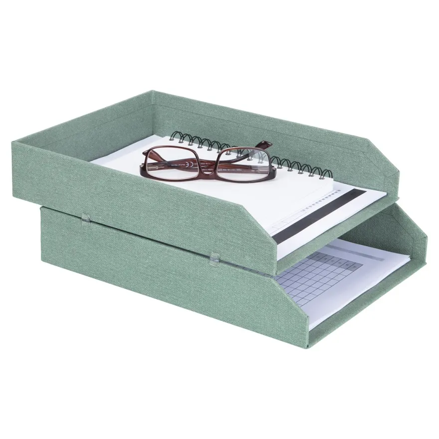 Bigso Box of Sweden - Håkan - Brevbakke - Soft Teal