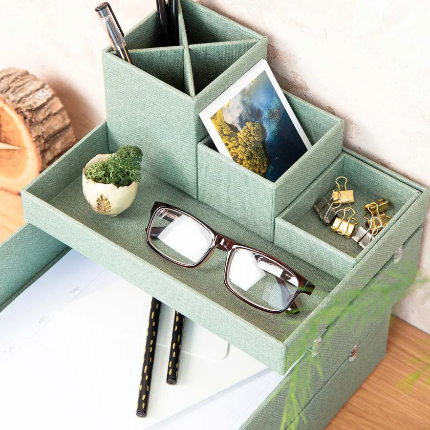 Bigso Box of Sweden - Håkan - Brevbakke - Soft Teal