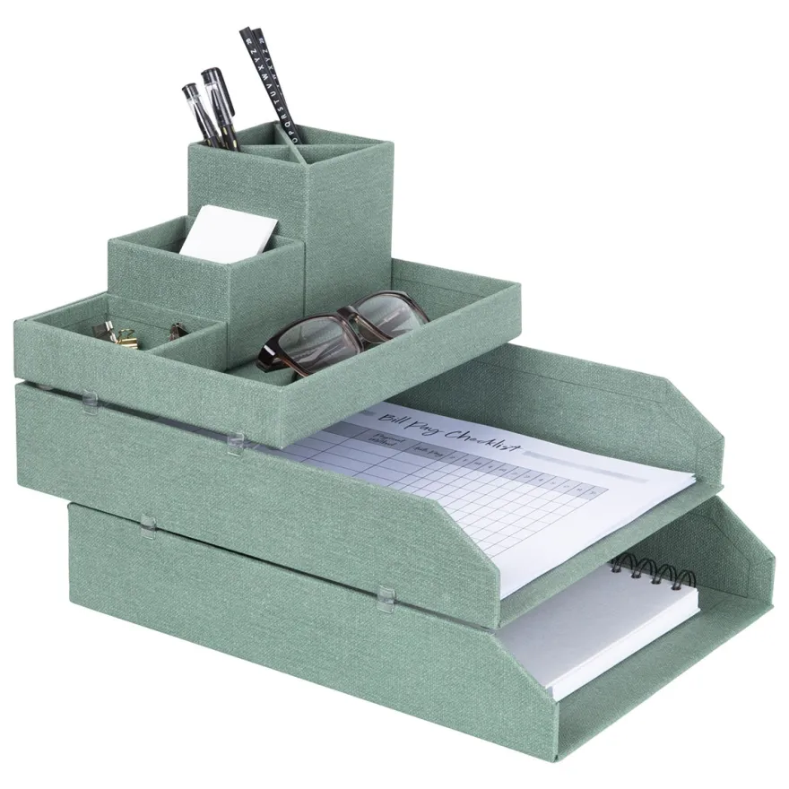 Bigso Box of Sweden - Håkan - Brevbakke - Soft Teal