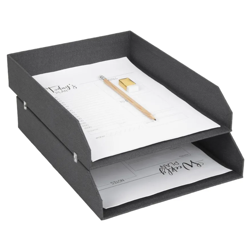 Bigso Box of Sweden - Håkan - Brevbakke, Sort