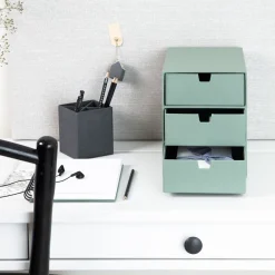 Bigso Box of Sweden - Ingrid - Skuffedarium - Soft Teal