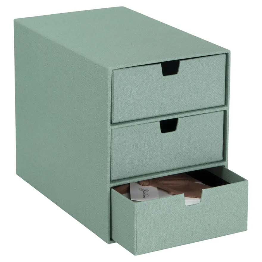Bigso Box of Sweden - Ingrid - Skuffedarium - Soft Teal