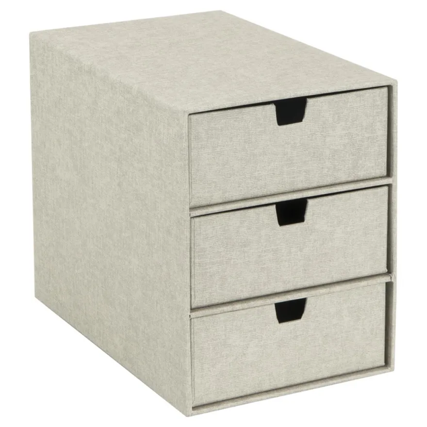 Bigso Box of Sweden - Ingrid - Skuffedarium, Linen