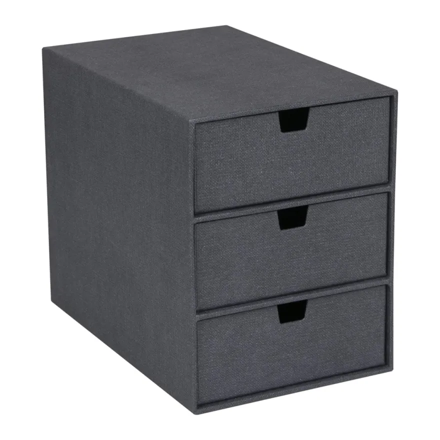 Bigso Box of Sweden - Ingrid - Skuffedarium, Sort