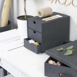 Bigso Box of Sweden - Ingrid - Skuffedarium, Sort