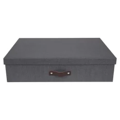 Bigso Box of Sweden - Jakob - Opbevaringskasse med 12 rum, Sort