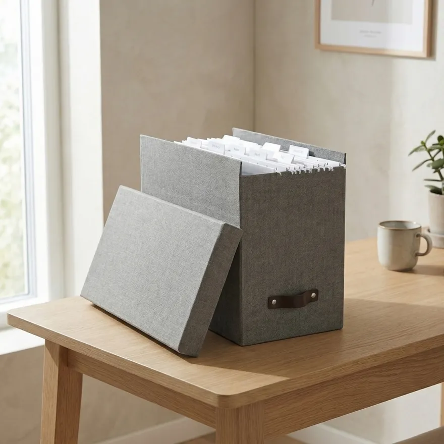 Bigso Box of Sweden - Johan - Filebox, Grå